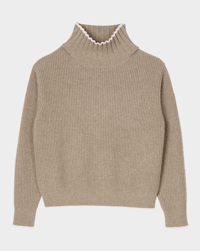 Julian Turtleneck Wool-Cashmere Sweater